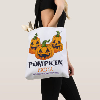 Bolso De Tela Truco o trato en la parcela de calabazas o viaje d