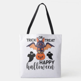 Bolso De Tela Truco o trato Feliz Halloween