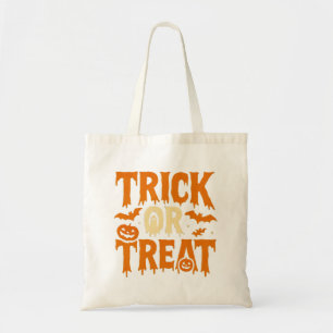 Bolso De Tela Truco o trato: goteo de fuentes con fantasma