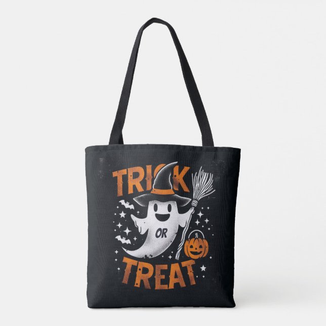 Bolso De Tela Truco o trato - Solo refrigerios brutos Tote Bag (Reverso)