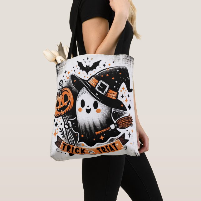 Bolso De Tela Truco o trato - Solo refrigerios brutos Tote Bag (Detalle)