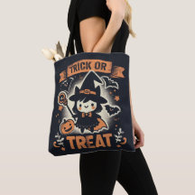 Truco o trato - Solo refrigerios brutos Tote Bag