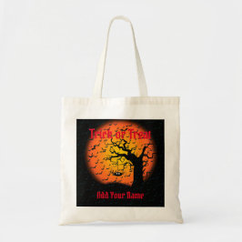 Bolso De Tela Trucos o tratamientos Feliz Halloween