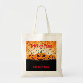Bolso De Tela Trucos o tratamientos Feliz Halloween
