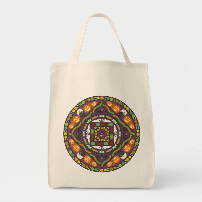 Bolso De Tela Trucos y tratamientos Mandala Tote Bag (Frente)