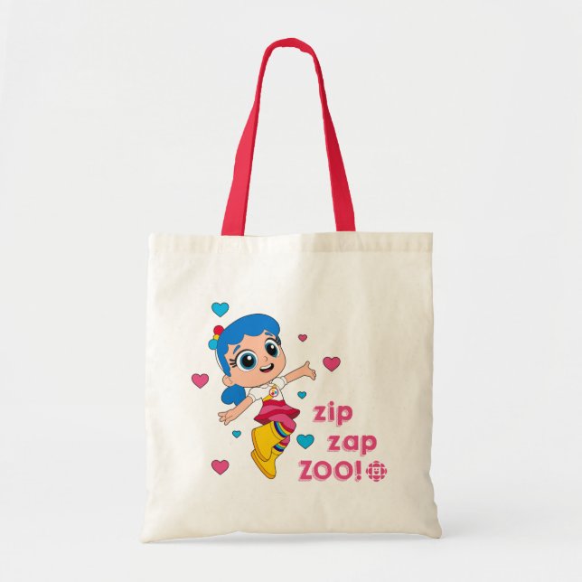 Bolso De Tela True: Zoológico Zip Zap (Frente)
