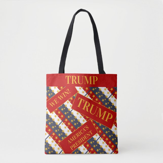 BOLSO DE TELA TRUMP 2024 (Anverso)