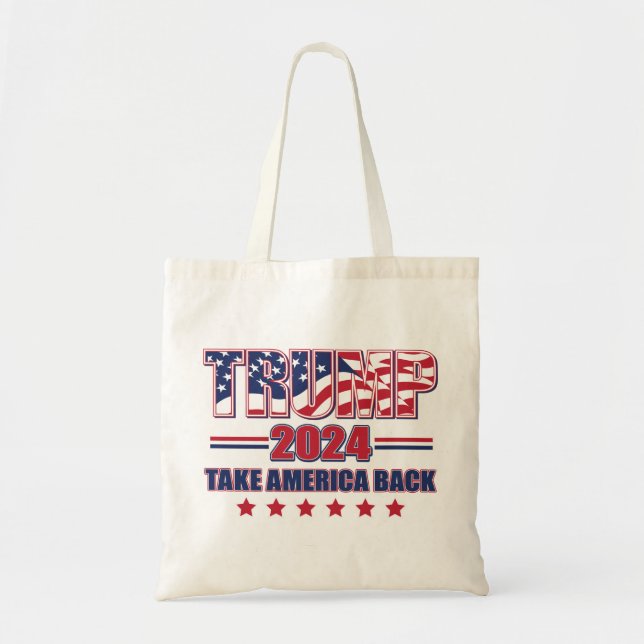 Bolso De Tela Trump 2024 (Frente)