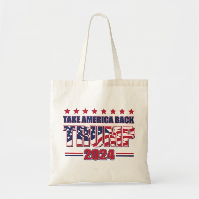 Bolso De Tela Trump 2024 (Frente)