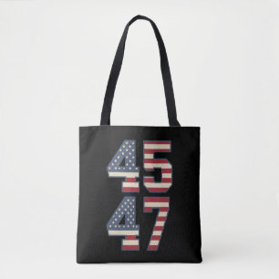 Bolso De Tela Trump 2024 Presidente 45 47 América EEUU Vintage