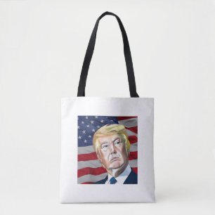 Bolso De Tela Trump, 45° presidente de Estados Unidos - Regalo