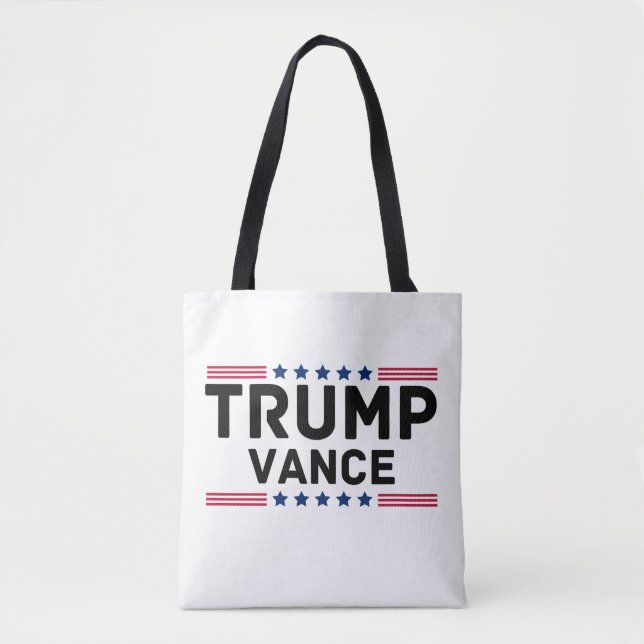 Bolso De Tela Trump apoya regalo electoral de Trump en 2024 (Anverso)