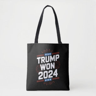 Bolso De Tela Trump Ganó 2024 Presidente 47º De La Casa Blanca