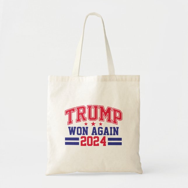 Bolso De Tela Trump ganó de nuevo 2024 (Frente)