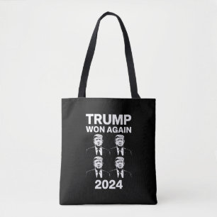 Bolso De Tela Trump Ganó De Nuevo Elección 2024 Día de Inaugurac