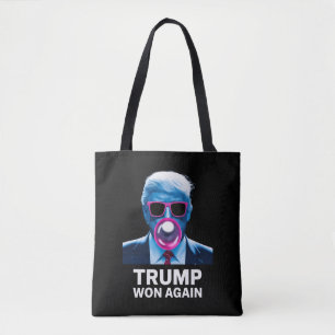 Bolso De Tela Trump Ganó de Nuevo Elección 2024 Voto Presidente 