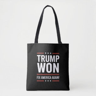 Bolso De Tela Trump Ganó MAGA Trump Ganador 2024 Arregla América