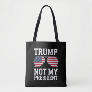 Bolso De Tela Trump No Es Mi Presidente Anti Trump
