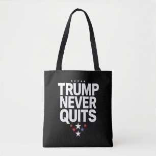 Bolso De Tela Trump Nunca Abandona Voto Patriótico Trump 2024