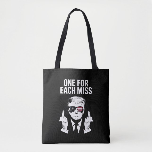 Bolso De Tela Trump One For Each (Anverso)