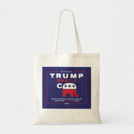 Bolso De Tela Trump. ¡Qué poster de campaña contra Trump!