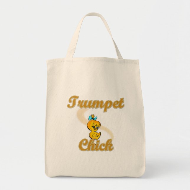 Bolso De Tela Trumpet Chick (Frente)