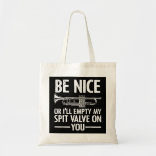 Bolso De Tela Trumpet gracioso para hombres instrumento musical 