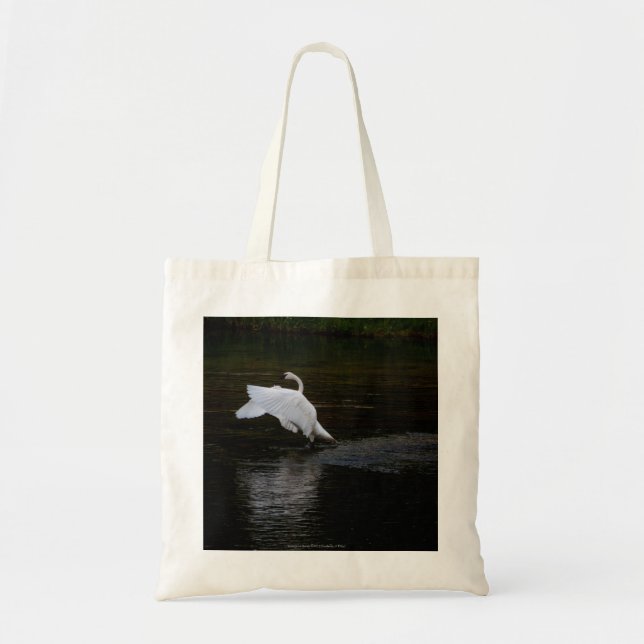 Bolso De Tela Trumpeter Swan (Frente)