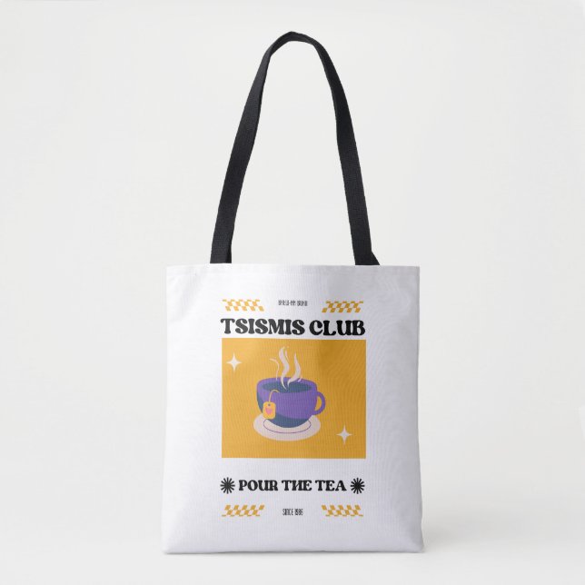 Bolso De Tela Tsismis Club Tote Bag (Anverso)