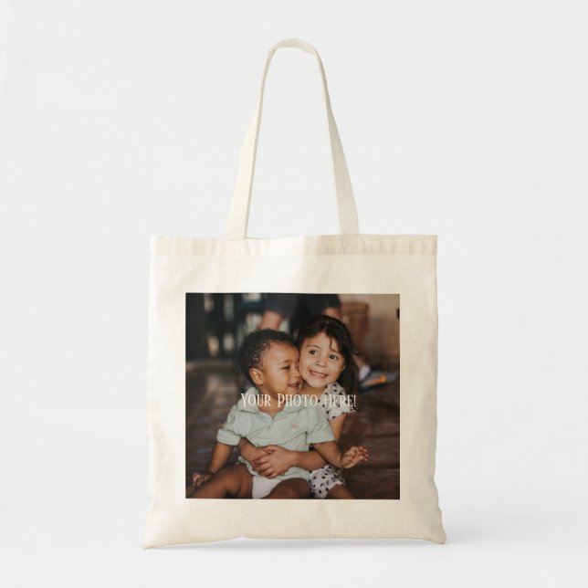 Bolso De Tela Tu Foto (Frente)