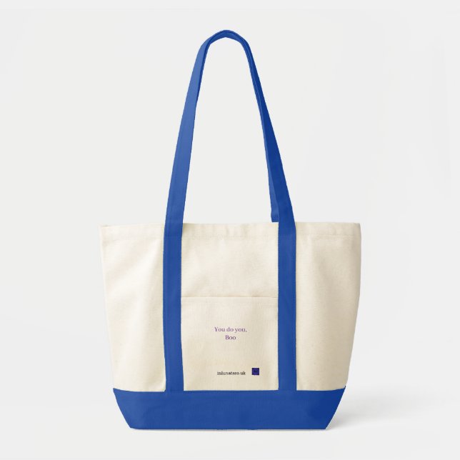 Bolso De Tela Tú haz tú, Boo (Frente)