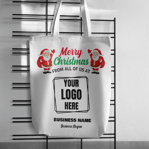 Bolso De Tela Tu logotipo aquí marcado como regalo de Navidades 