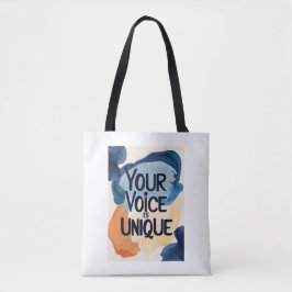 Bolso De Tela Tu voz es única