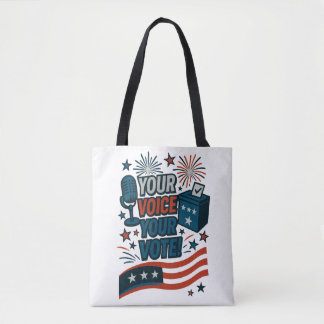 Bolso De Tela Tu Voz Tu Voto Elección Patriótica