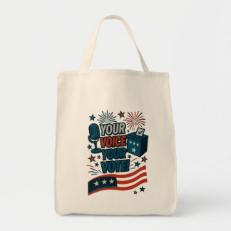 Bolso De Tela Tu Voz Tu Voto Elección Patriótica