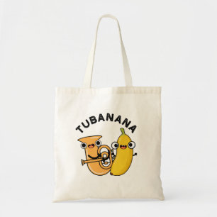 Bolso De Tela Tubanana Funny Tuba Banana Pun