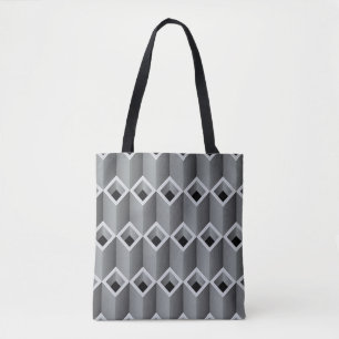 Bolso De Tela Tuberías grises encima de las otras - fondo transp
