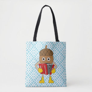 Bolso De Tela Tubo de acordeón
