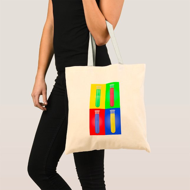 Bolso De Tela Tubos de prueba coloridos (Subido por el creador)