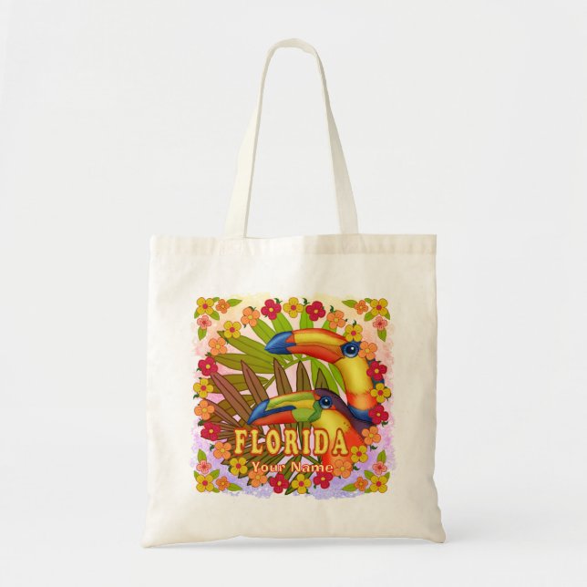 Bolso De Tela Tucanes de Florida (Frente)