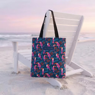 Bolso De Tela Tucanes rosados brillantes juguetones
