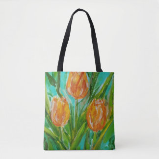 Bolso De Tela Tulip Bunch