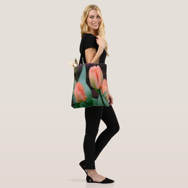 Bolso De Tela Tulip Flower (Puesto)