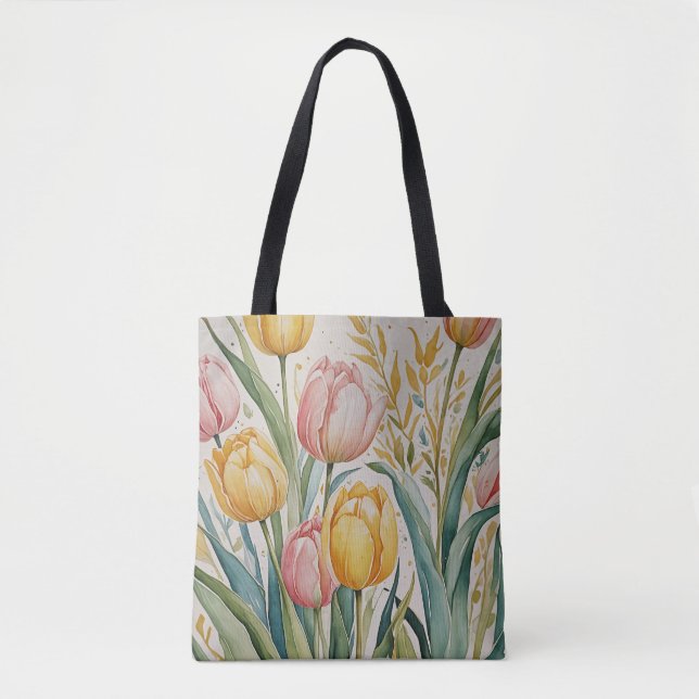 Bolso De Tela Tulip Reverie (Anverso)