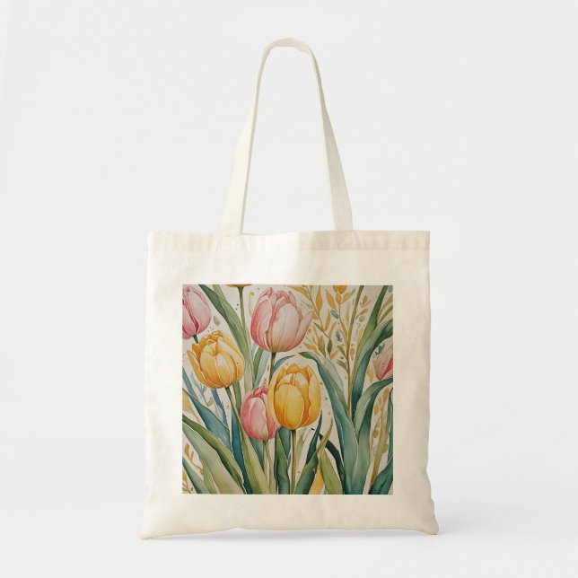 Bolso De Tela Tulip Reverie (Frente)