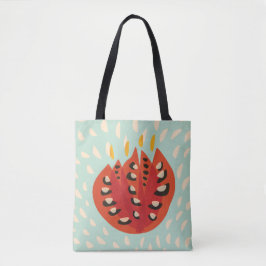 Bolso De Tela Tulipán abstracto hermoso decorativo