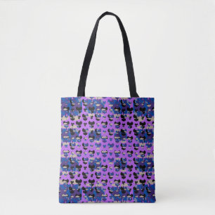 Bolso De Tela Tulipán de llama celestial contenida