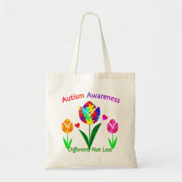 Bolso De Tela Tulipán de sensibilización sobre el autismo
