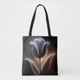 Bolso De Tela Tulipán Iluminado Con Lluvias