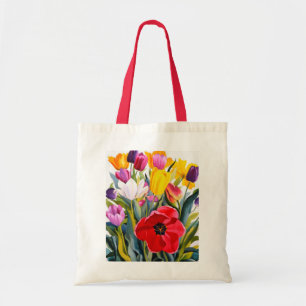 Bolso De Tela Tulipanes 2007